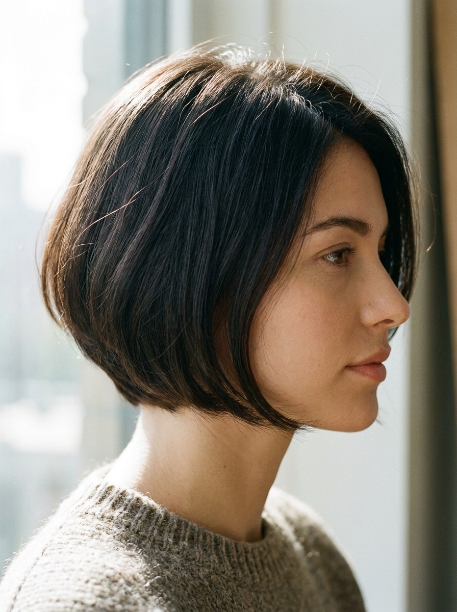 Rounded Bob für feines Haar als Kurzhaarfrisuren für feines Haar Inspiration 2026
